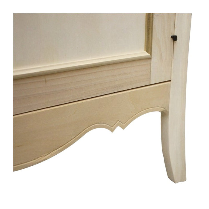  armadio classico 1 porta legno grezzo 93x64x213 - Mobili 2G