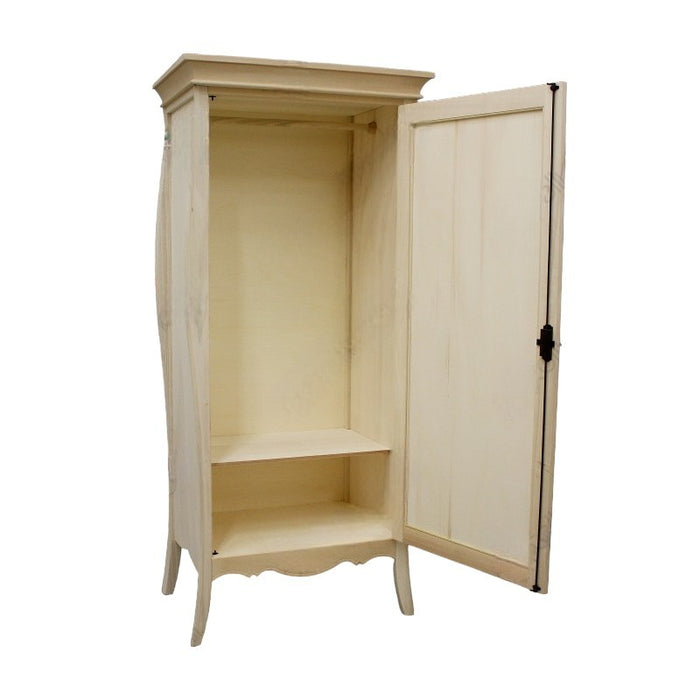  armadio classico 1 porta legno grezzo 93x64x213 - Mobili 2G