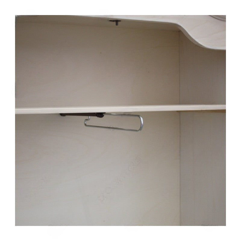 armadio classico 2 porte legno grezzo 112x46x204 - Mobili 2G