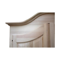armadio classico 2 porte legno grezzo 125x61x200 - Mobili 2G