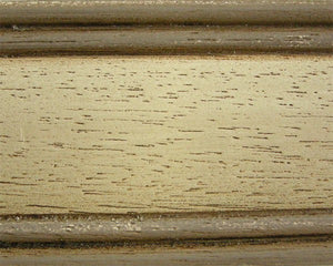 Armadio classico 3 porte in legno shabby avorio tortora 182x64x212 (1478) - Mobili 2G