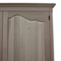 Armadio classico in legno 2 porte grezzo l.157 p.60 h.217 (3203) - Mobili 2G
