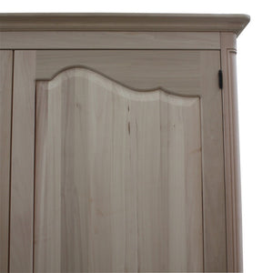 Armadio classico in legno 2 porte grezzo l.157 p.60 h.217 (3203) - Mobili 2G
