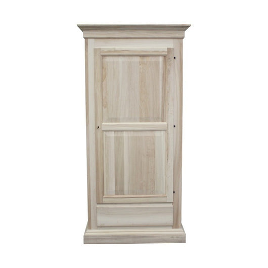 armadio in legno 1 porta 1 cassetto grezzo  l.100 p.63 h.203 - Mobili 2G