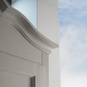 Armadio shabby 2 ante 2 cassetti in legno massello grigio l.118 p.65 h.218 - Mobili 2G