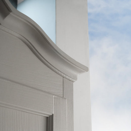 Armadio shabby 2 ante 2 cassetti in legno massello grigio l.118 p.65 h.218 - Mobili 2G