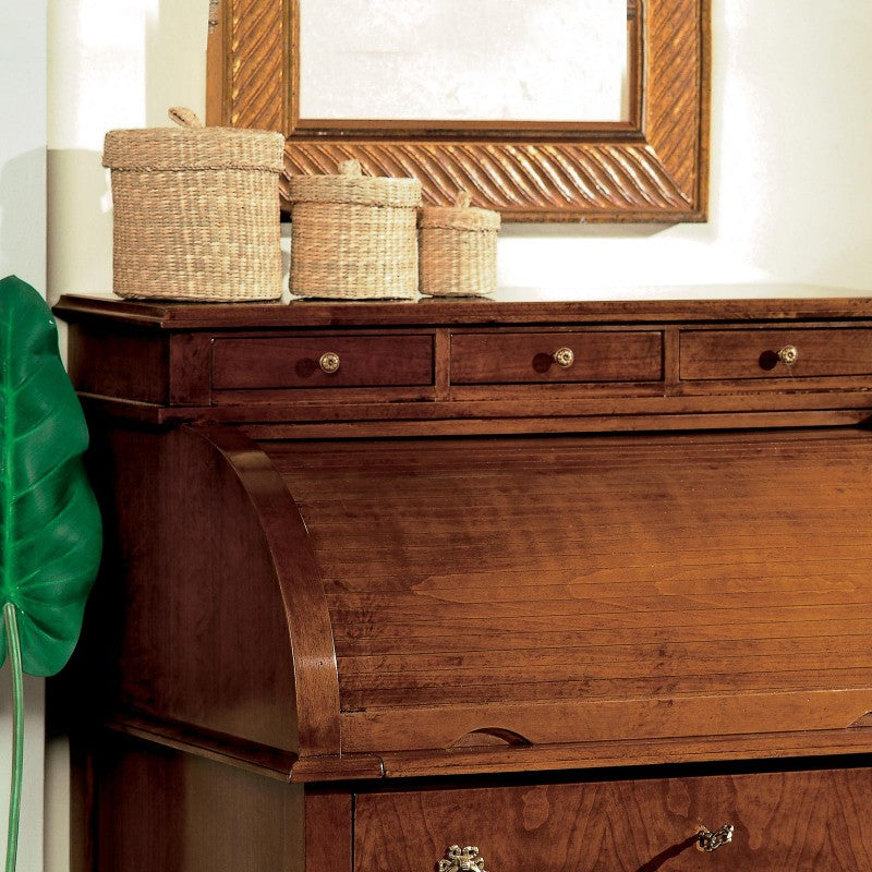 Bureau classico 9 cassetti in legno bassano 72x50x102 - Mobili 2G