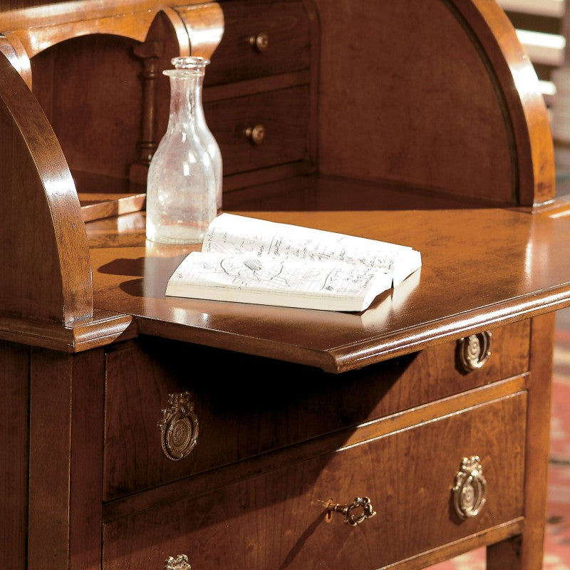 Bureau classico 9 cassetti in legno bassano 72x50x102 - Mobili 2G