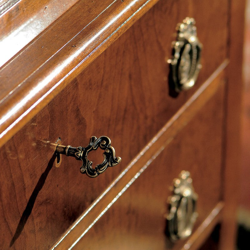 Bureau classico 9 cassetti in legno bassano 72x50x102 - Mobili 2G