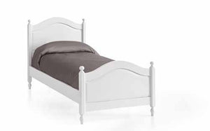 Camera da letto completa shabby bianca letto singolo