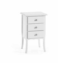 Camera da letto completa shabby bianca letto singolo