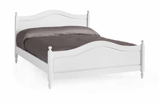 Camera da letto matrimoniale completa shabby chic bianco - Mobili 2G