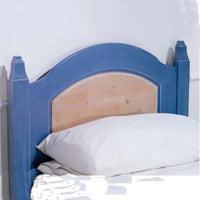 Cameretta da letto a castello legno massello colore blu - Mobili 2G
