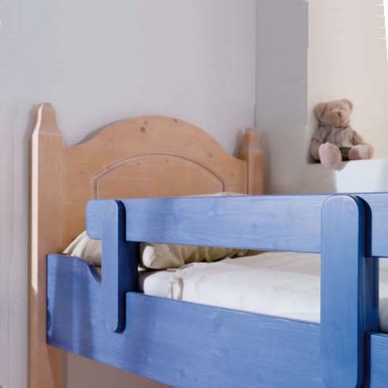 Cameretta da letto a castello legno massello colore blu - Mobili 2G