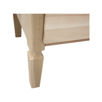 cassettiera classica 4 cassetti legno grezzo 90x42x83 (525) - Mobili 2G