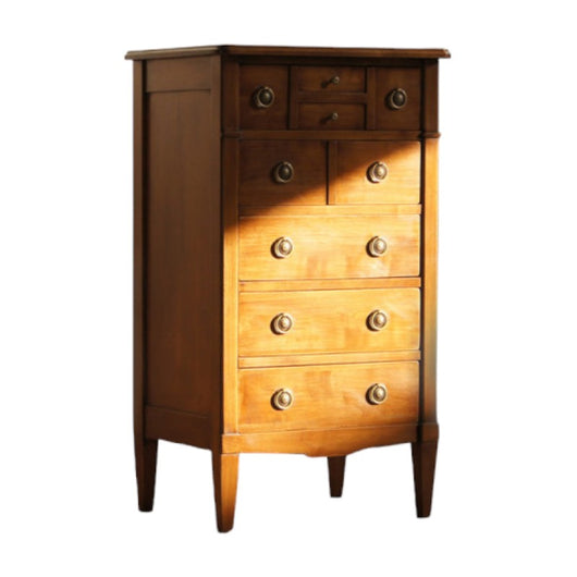 Cassettiera classica 5 cassetti legno bassano 59x43x103 - Mobili 2G