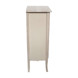  cassettiera classica 7 cassetti legno grezzo 50x37x107 - Mobili 2G