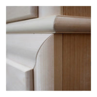 Cassettiera classica in legno 8 cassetti grezzo l.150 p.53 h.102 (3008) - Mobili 2G