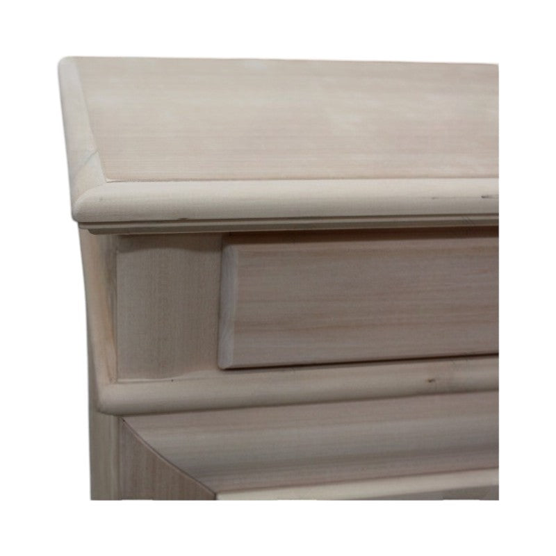 Cassettiera classica in legno 8 cassetti grezzo l.150 p.53 h.102 (3008) - Mobili 2G