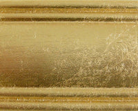 Cassettiera classica in legno bassano e profili oro 79x50x144