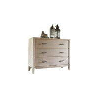 Cassettiera contemporanea 4 cassetti con decoro onda in legno l.130 p.53 h.105 - Mobili 2G