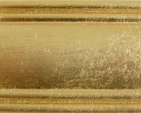 Comò bombato legno foglia oro pomolo swarovski 116x45x85 - Mobili 2G
