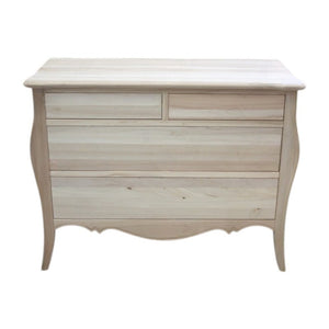 ComÒ classico 4 cassetti legno noce bassano 116x54x91 (488) - Mobili 2G