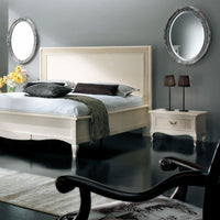 Comodino 1 cassetto paglia di vienna legno shabby 62x43x41 - Mobili 2G