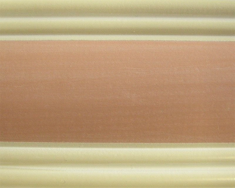  comodino arte povera 3 cassetti legno shabby rosa miele 50x38x65 (2209) - Mobili 2G