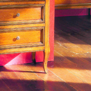 Comodino classico in legno 3 cassetti finitura bassano l.55 p.36 h.70 - Mobili 2G