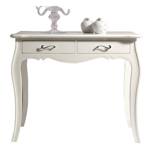 Consolle in legno laccata bianco opaco misure l.101 p.38 h.82 (3108) - Mobili 2G