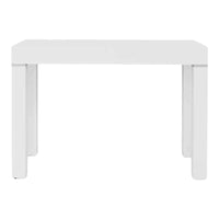 Consolle legno moderno bianco frassinato 90x50x75