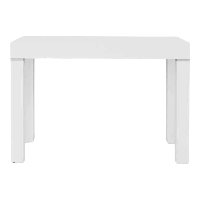 Consolle legno moderno bianco frassinato 90x50x75