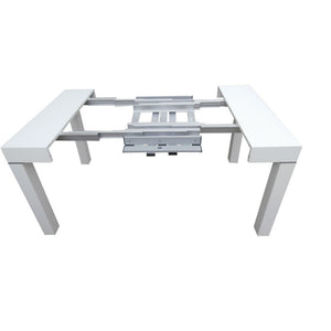 Consolle moderna legno bianco frassinato 110x50x75