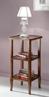 Consolle/etagere in legno grezzo l.40 p.40 h.81 (3121) - Mobili 2G