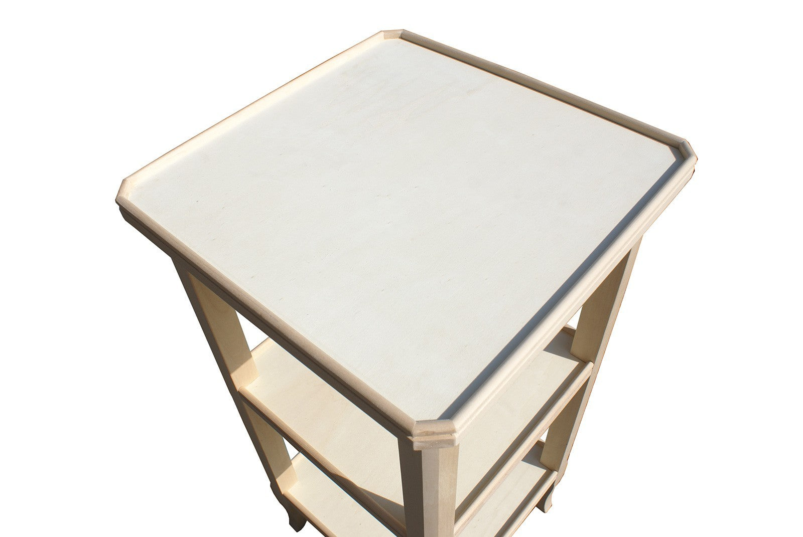 Consolle/etagere in legno grezzo l.40 p.40 h.81 (3121) - Mobili 2G