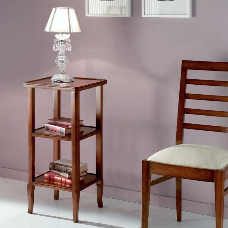 Consolle/etagere in legno grezzo l.40 p.40 h.81 (3121) - Mobili 2G