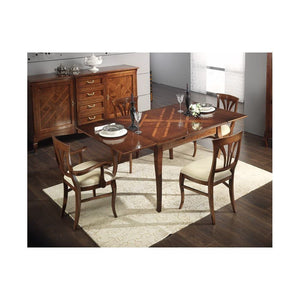 Credenza classica 2 porte 4 cassetti legno bassano 200x52x113 - Mobili 2G