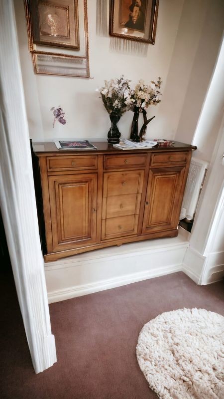 Credenza madia legno 2 porte 6 cassetti bassano 170x46x116 - Mobili 2G