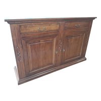 Credenzone classico legno 2 porte finitura bassano 177x48x110h (596) - Mobili 2G