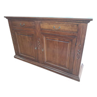 Credenzone classico legno 2 porte finitura bassano 177x48x110h (596) - Mobili 2G