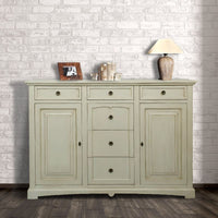 Credenzone in legno 2 porte 6 cassetti avorio l.170 p.46 h.116 - Mobili 2G