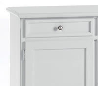 Cristalliera 3 porte in legno arte povera bianco sporco 155x42x203 - Mobili 2G