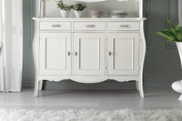 Cristalliera sagomata 3 ante 3 cassetti grezzo 151x50x214 - Mobili 2G