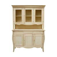 Cristalliera sagomata 3 ante 3 cassetti grezzo 151x50x214 - Mobili 2G