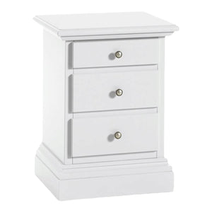 Gruppo 1 cassettiera 2 comodini shabby bianco opaco - Mobili 2G