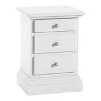 Gruppo 1 cassettiera 2 comodini shabby bianco opaco - Mobili 2G