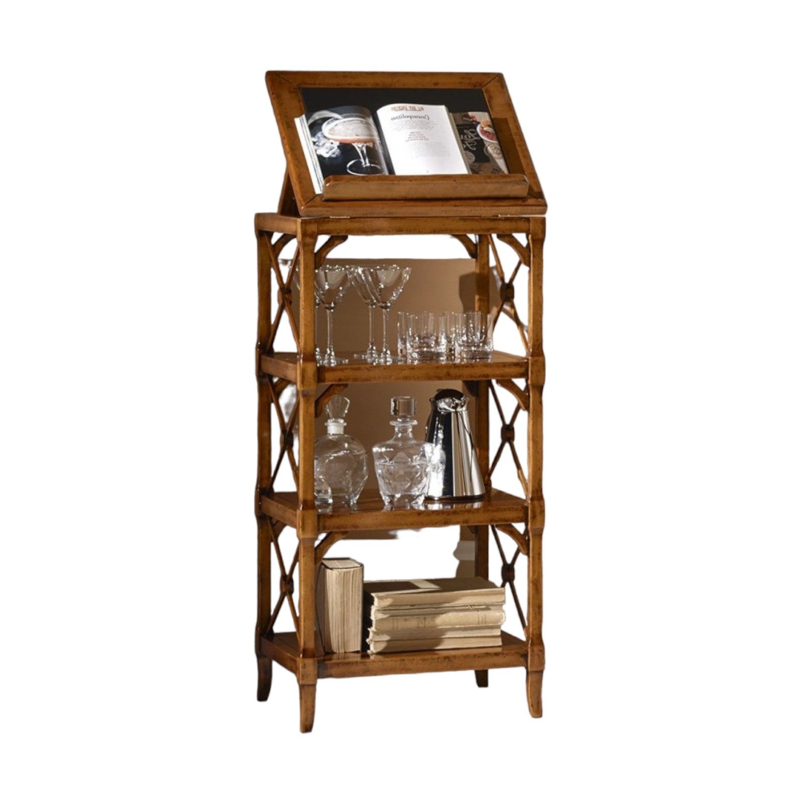 Leggio classico in legno bassano 51x44x112 - Mobili 2G