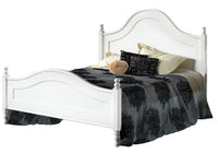 Letto matrimoniale laccato bianco opaco 174x216x148 (1455) - Mobili 2G