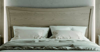 Letto moderno in legno frassino testata legno l.190 p.210 h.127 - Mobili 2G